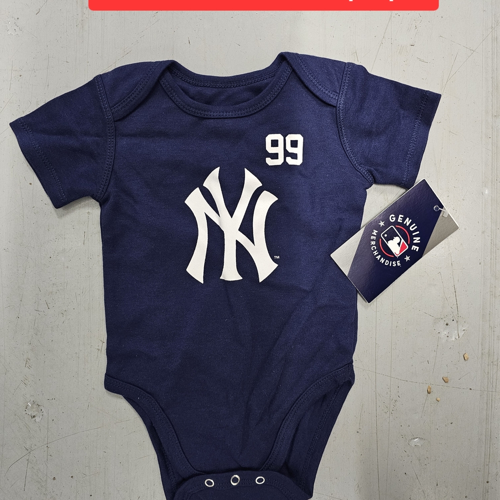 Genuine Merchandise Navy Baby Onesie